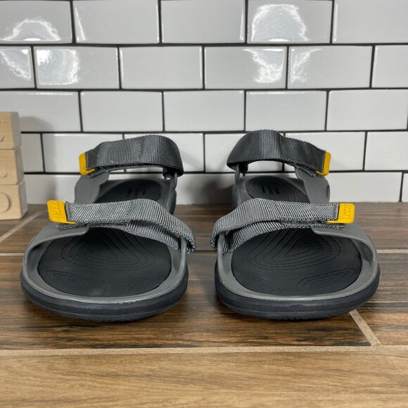 CROCS Swiftwater Expedition Mens Size 12 Shoes Gray Black Adventure Sandals - Picture 2 of 16